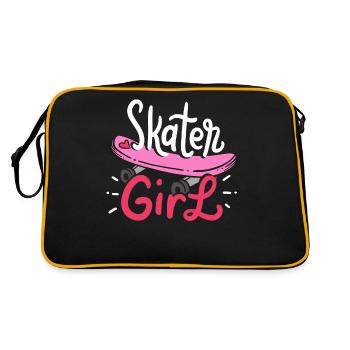 Patineurs de planche à roulettes - Sac Retro - noir/or - Dos