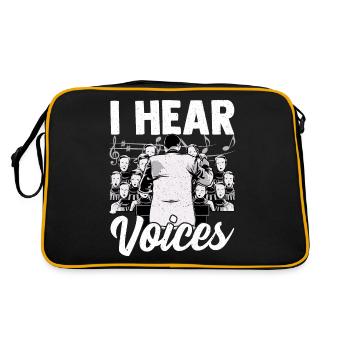 Choir I Hear Voices Choir Chef d'orchestre Chef d'orchestre - Sac Retro - noir/or - Dos