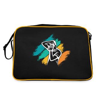 photographer - Retro Bag - black/gold - Back
