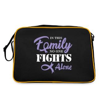 Testicular cancer chemo gift - Retro Bag - black/gold - Back