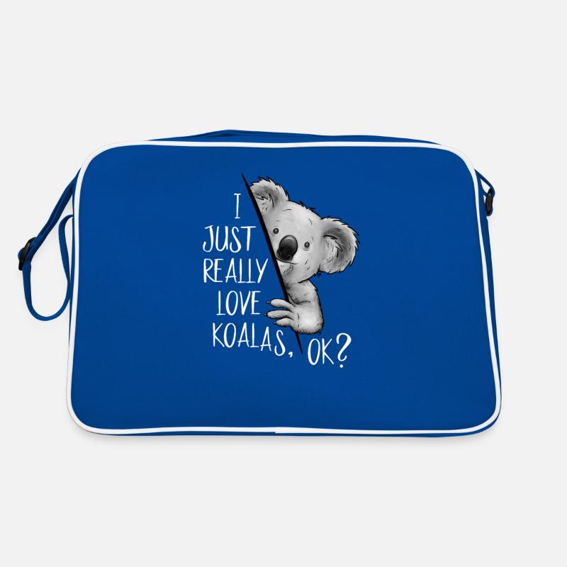 Ich mag einfach Koala Bären Koalabär Beuteltier Retro Tasche