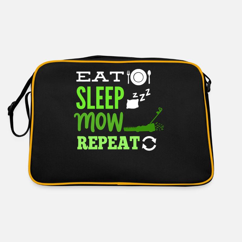 Mowing the lawn mower Retro Bag