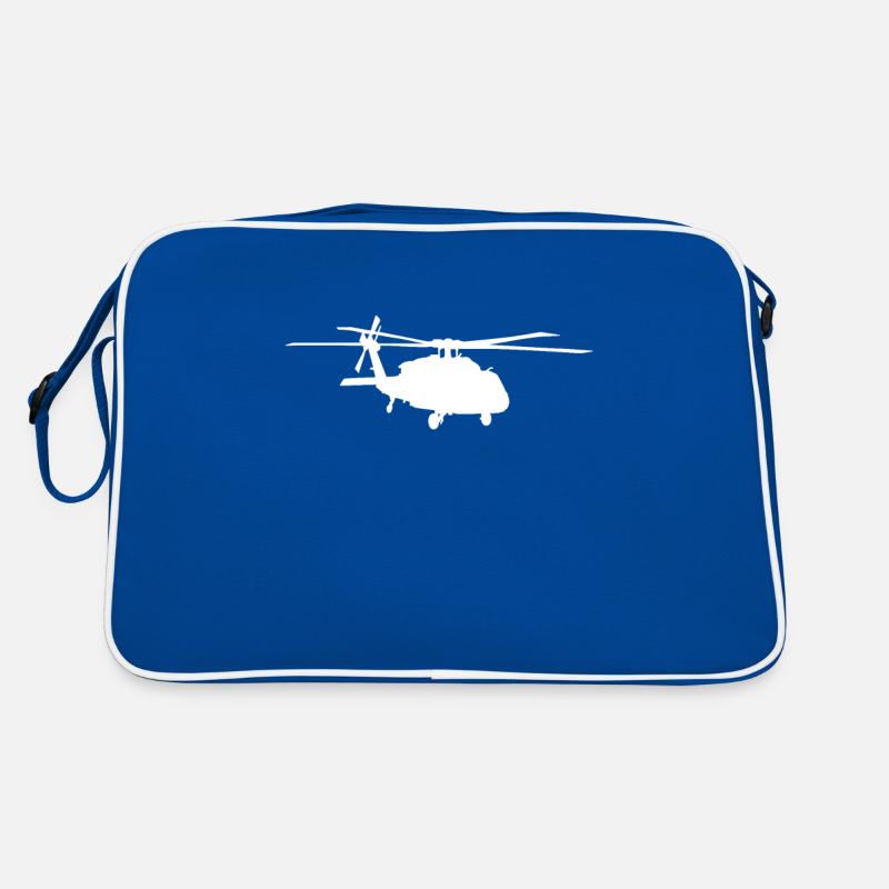 Hubschrauber Retro Tasche