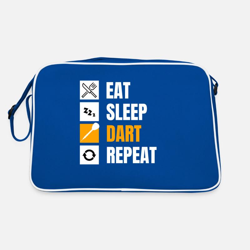 Joueur de fléchettes fléchette Eat Sleep Dart Repeat Sac Retro