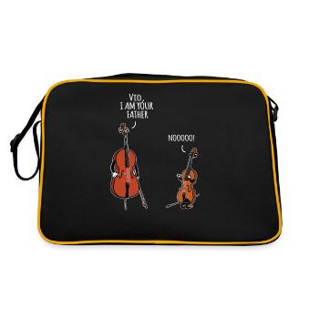 Violoncelle violoncelle je suis ton père - Sac Retro - noir/or - Dos
