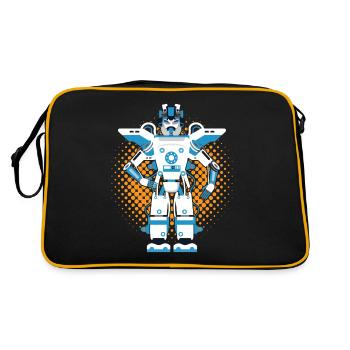 Robots and robotics - Retro Bag - black/gold - Back
