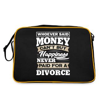 Divorce Pay - Retro Bag - black/gold - Back
