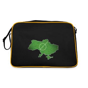 Championnat de football de football d'Ukraine - Sac Retro - noir/or - Dos