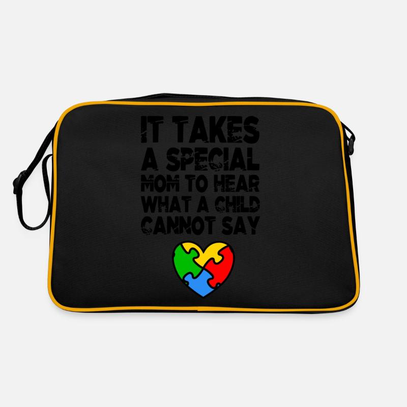 AUTISM SPECIAL MOM Autism Awareness Gift Retro Bag