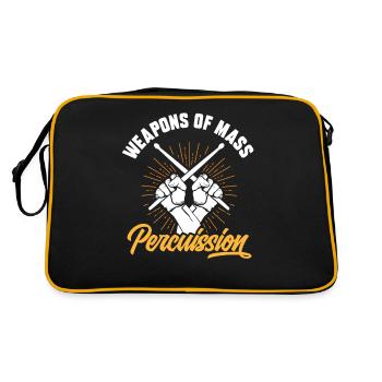 Drum drum - Retro Bag - black/gold - Back