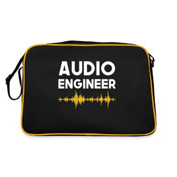 ingénieur du son ingénieur du son ingénieur du son Audio Eng - Sac Retro - noir/or - Dos
