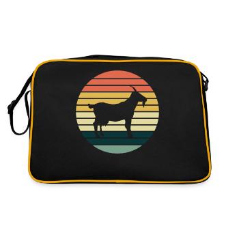 Chèvre billy chèvre billy chèvre rétro - Sac Retro - noir/or - Dos