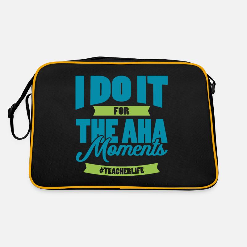 I DO IT FOR THE AHA MOMENTS gift for teachers Retro Bag