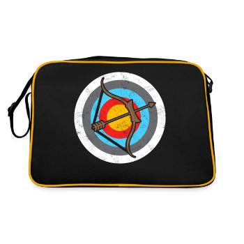 Archery target - Retro Bag - black/gold - Back