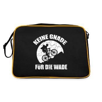 No mercy for the calf mountain bikers and cyclists - Retro Bag - black/gold - Back