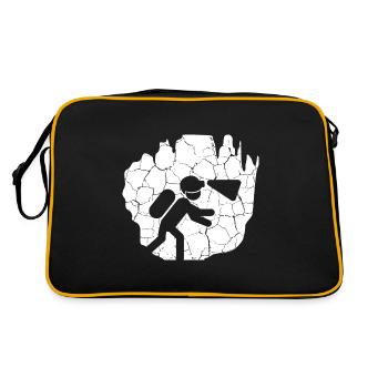 Explorateur de spéléologie et amoureux de la nature Gesche - Sac Retro - noir/or - Dos