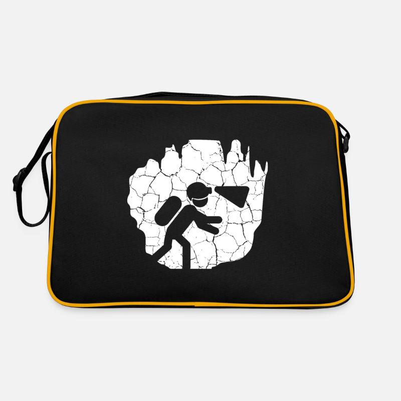 Spelunking Cave Explorer and nature lover Gesche Retro Bag