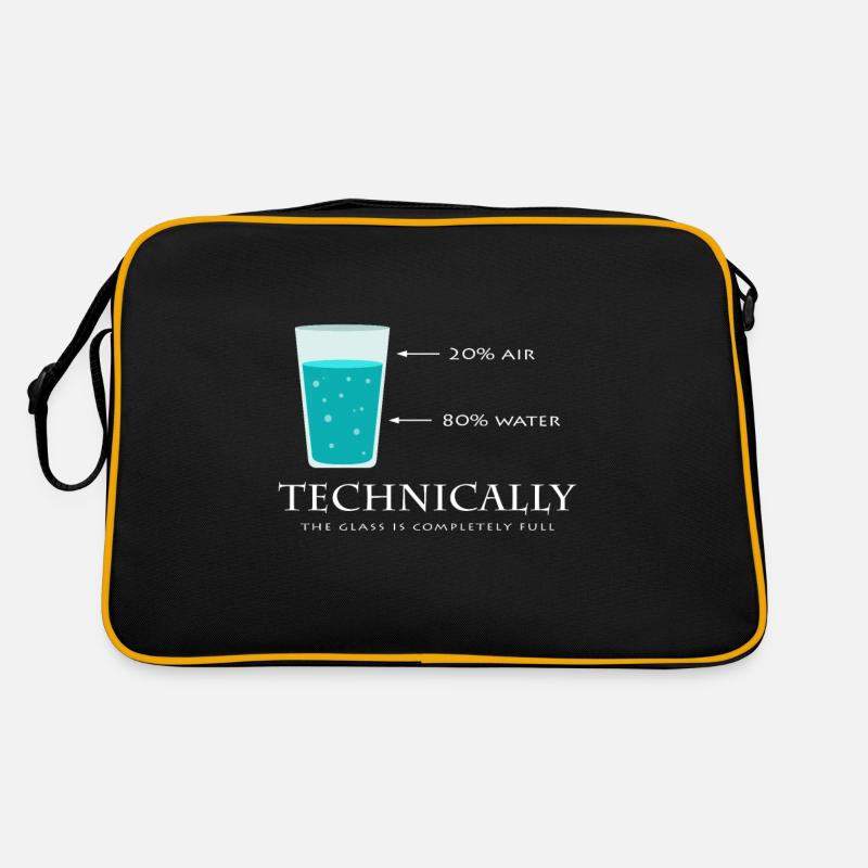 science - Sac Retro - noir/or