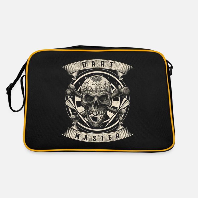 Dart master skull darts player darts tournament Retro Bag