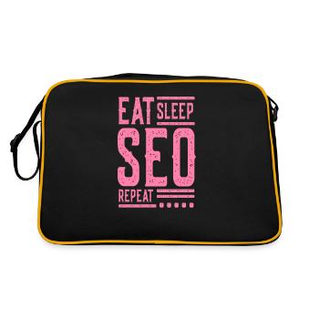 SEO - Retro Bag - black/gold - Back