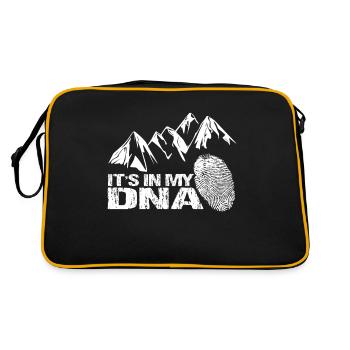 Mountains mountaineers mountaineering mountain sports - Retro Bag - black/gold - Back