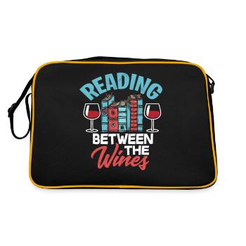 Buch - Retro Tasche - Schwarz/Gold - Hinten
