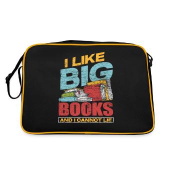 Livres de livres - Sac Retro - noir/or - Dos