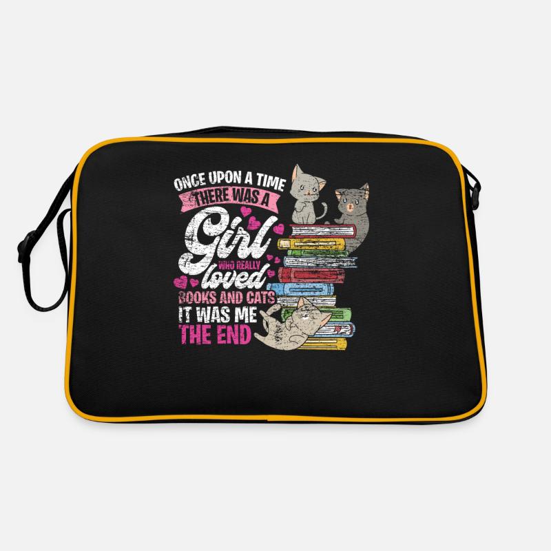 Buch - Retro Tasche - Schwarz/Gold
