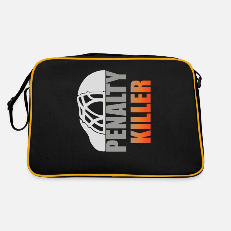 Eishockey Torwart Design Retro Tasche