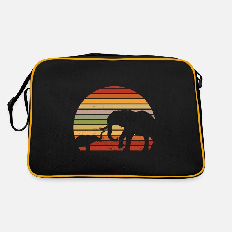 Elefanten Retro Tasche