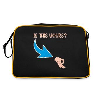 Ok hand prank meme comedian circle game - Retro Bag - black/gold - Back