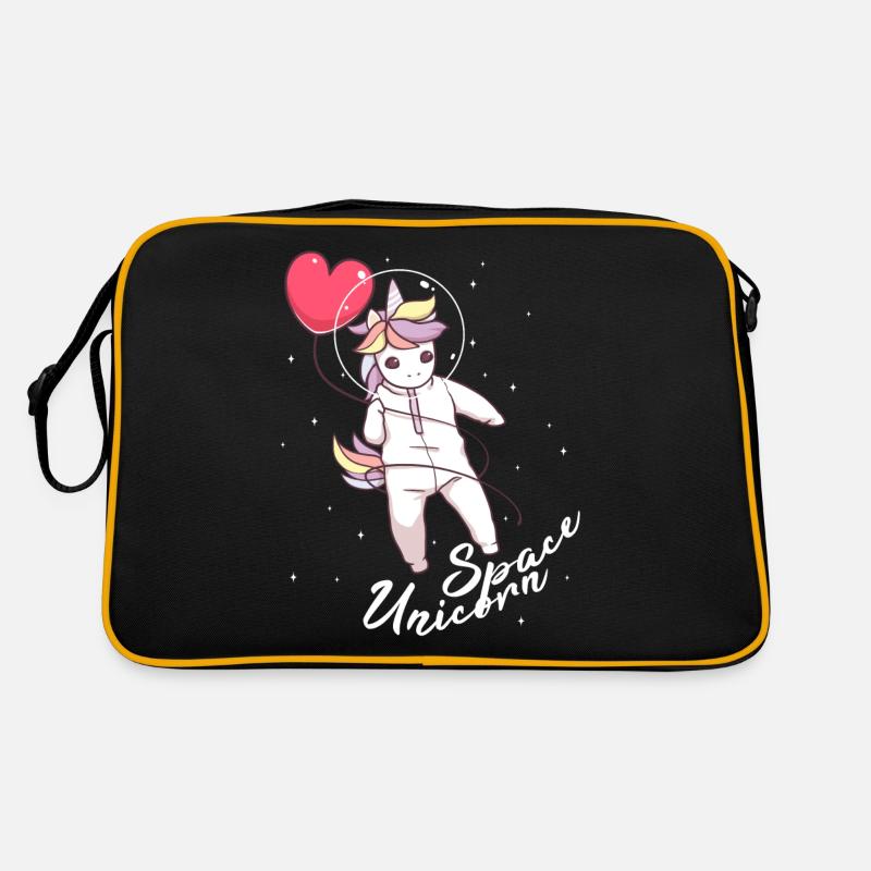 Pastel Goth licorne espace mignon, amateur de licorne Sac Retro