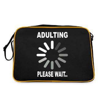 18th birthday - Retro Bag - black/gold - Back