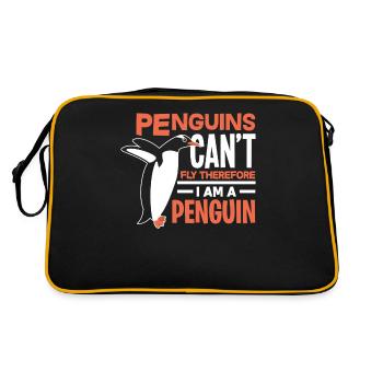 manchot - Sac Retro - noir/or - Dos