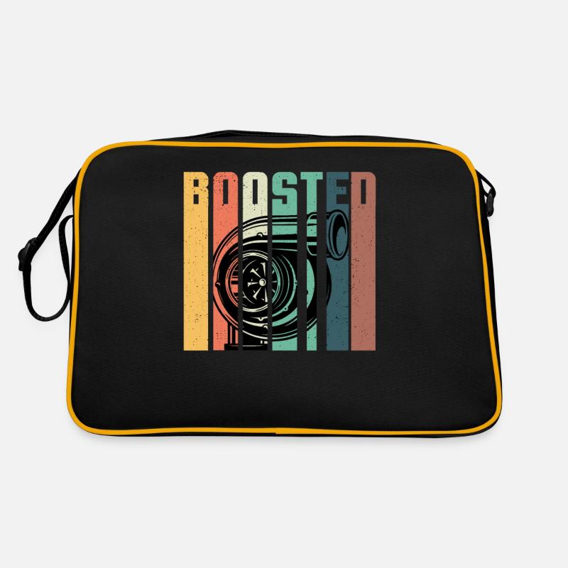Boosted Turbo Auto tuning Turbolader Mann Geschenk Retro Tasche