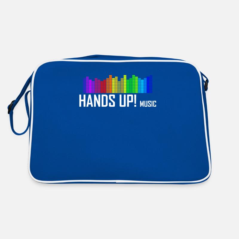 Hands Up Musik Dancecore Techno Retro Tasche