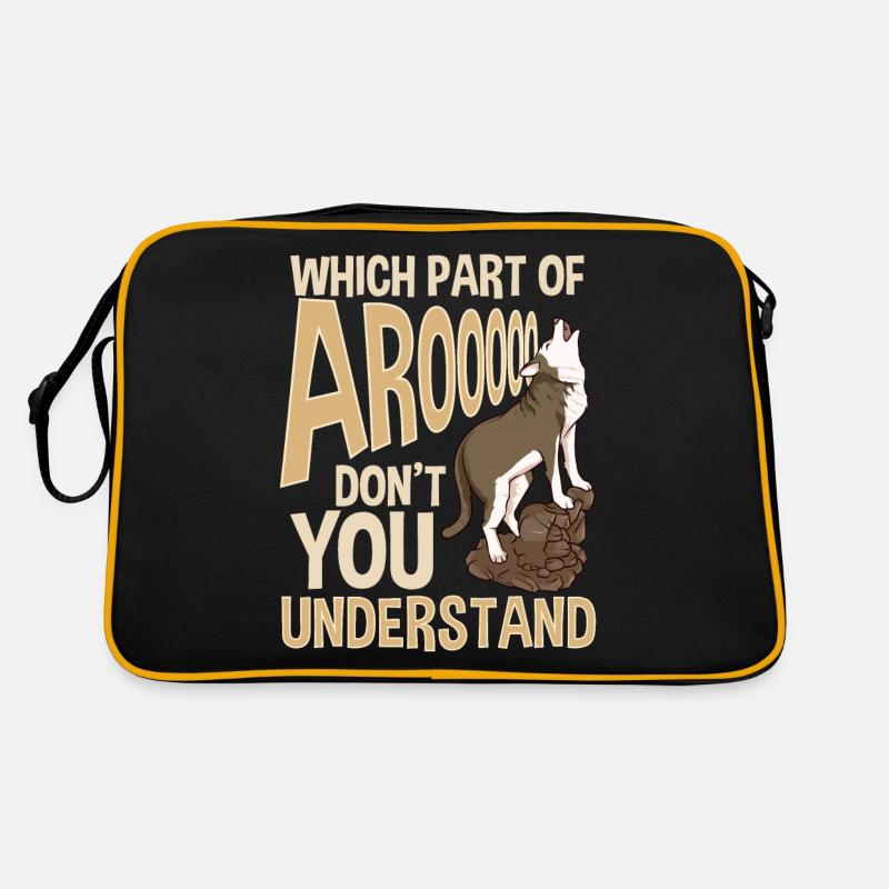 Siberian Husky dog Retro Bag