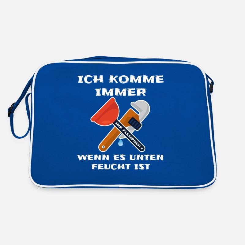 Lustiger Klempner Sprüche Handwerk Berufe Geschenk Retro Tasche