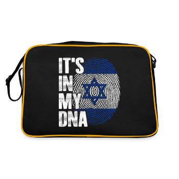 Israël DNA - Sac Retro - noir/or - Dos