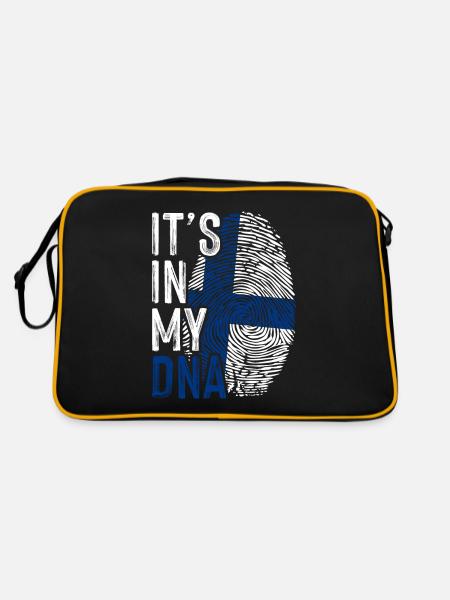 ADN de Finlande - Sac Retro - noir/or - Dos