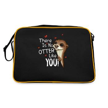 Il n'y a pas de loutre comme vous - Sac Retro - noir/or - Dos