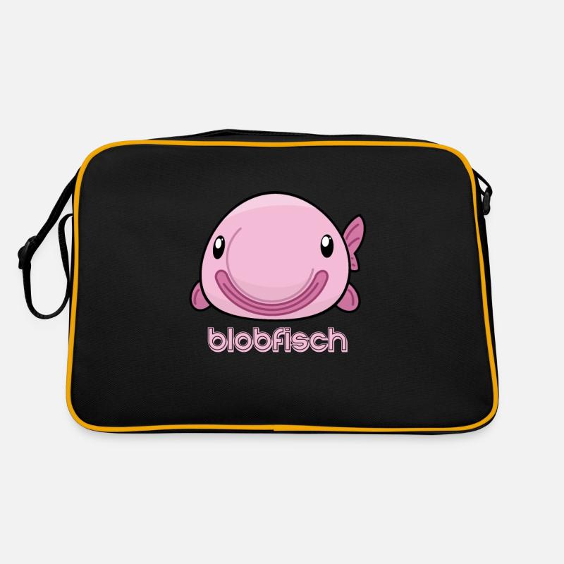 Doux poisson blob Sac Retro