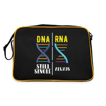 Scientifique de génétique de la biologie de l'ARN ADN disant - Sac Retro - noir/or - Dos