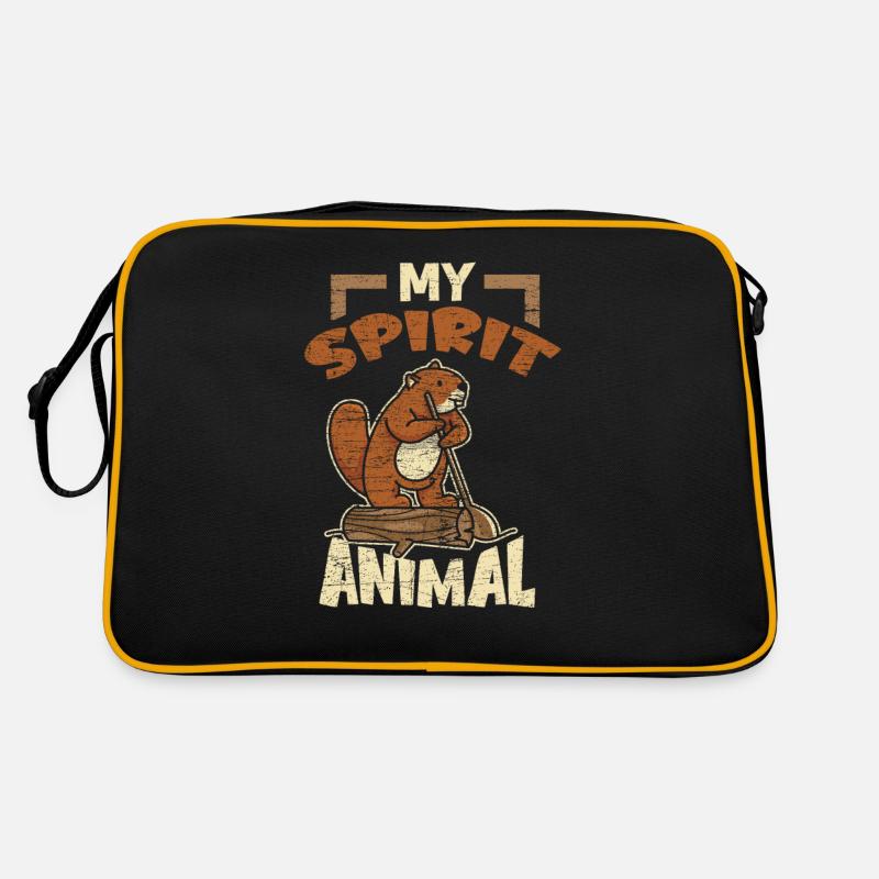 Biber Tier Retro Tasche