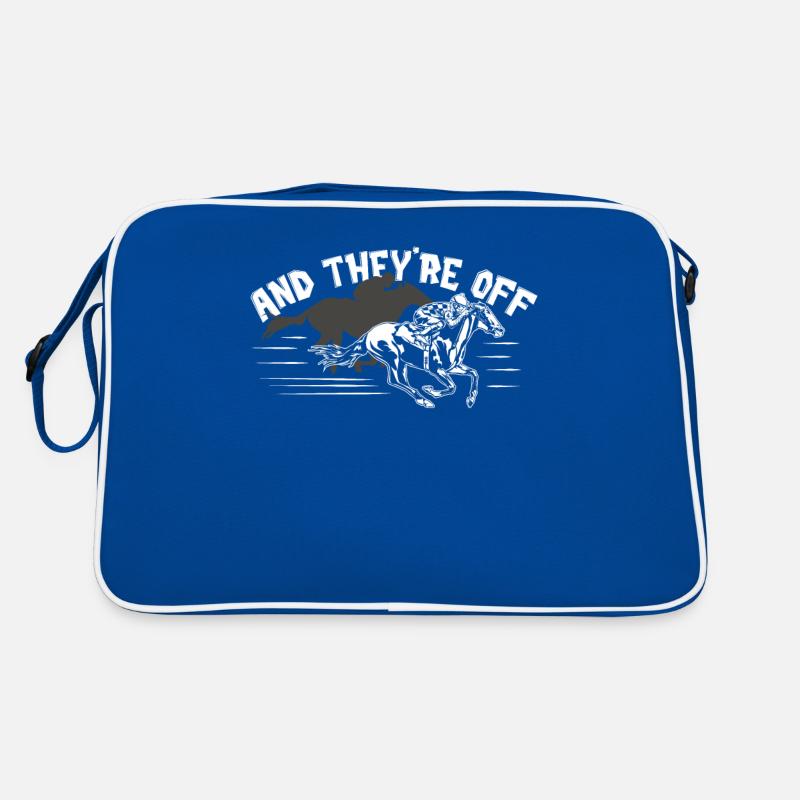 Pferde Rennen Retro Tasche