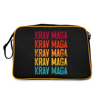 Krav Maga - Sac Retro - noir/or - Dos