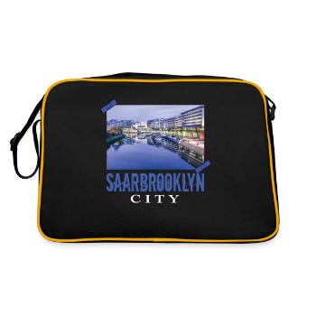 Saarbrücken Saarland Saarbrooklyn City Saar - Retro Bag - black/gold - Back