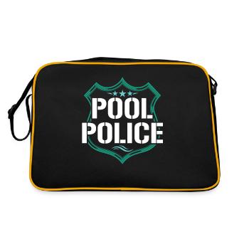 Piscine police maître nageur piscine piscine police - Sac Retro - noir/or - Dos