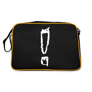 Points d’exclamation - Sac Retro - noir/or - Dos