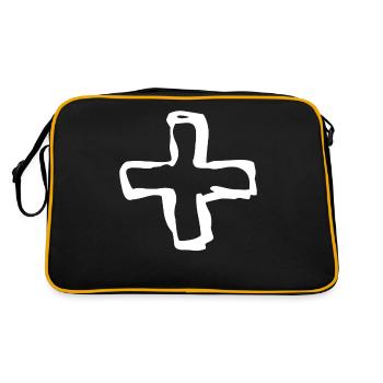 Plus matheux tiret - Sac Retro - noir/or - Dos